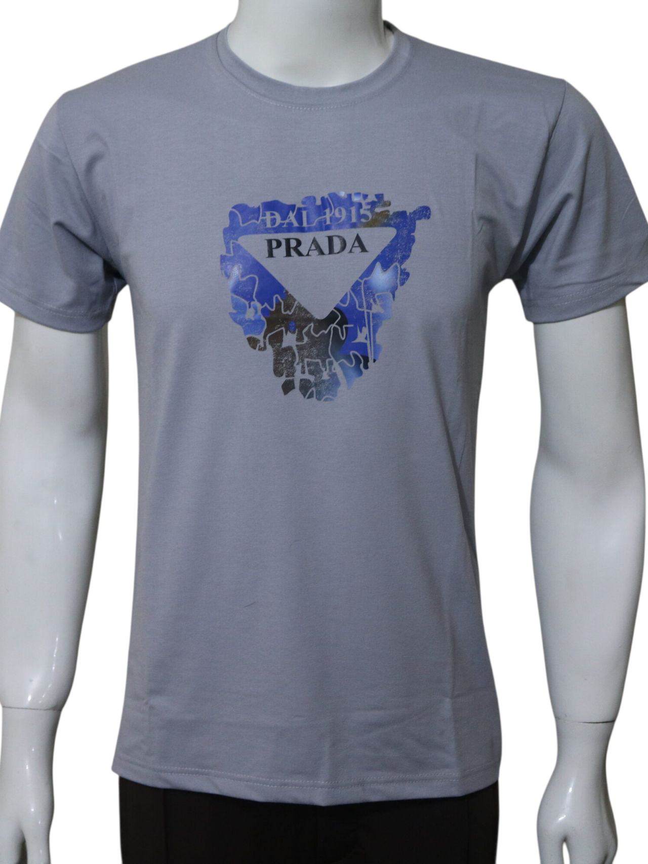 Boy's Designer White T-Shirt with Blue Graphic | DAL 1915 Streetwear Tee