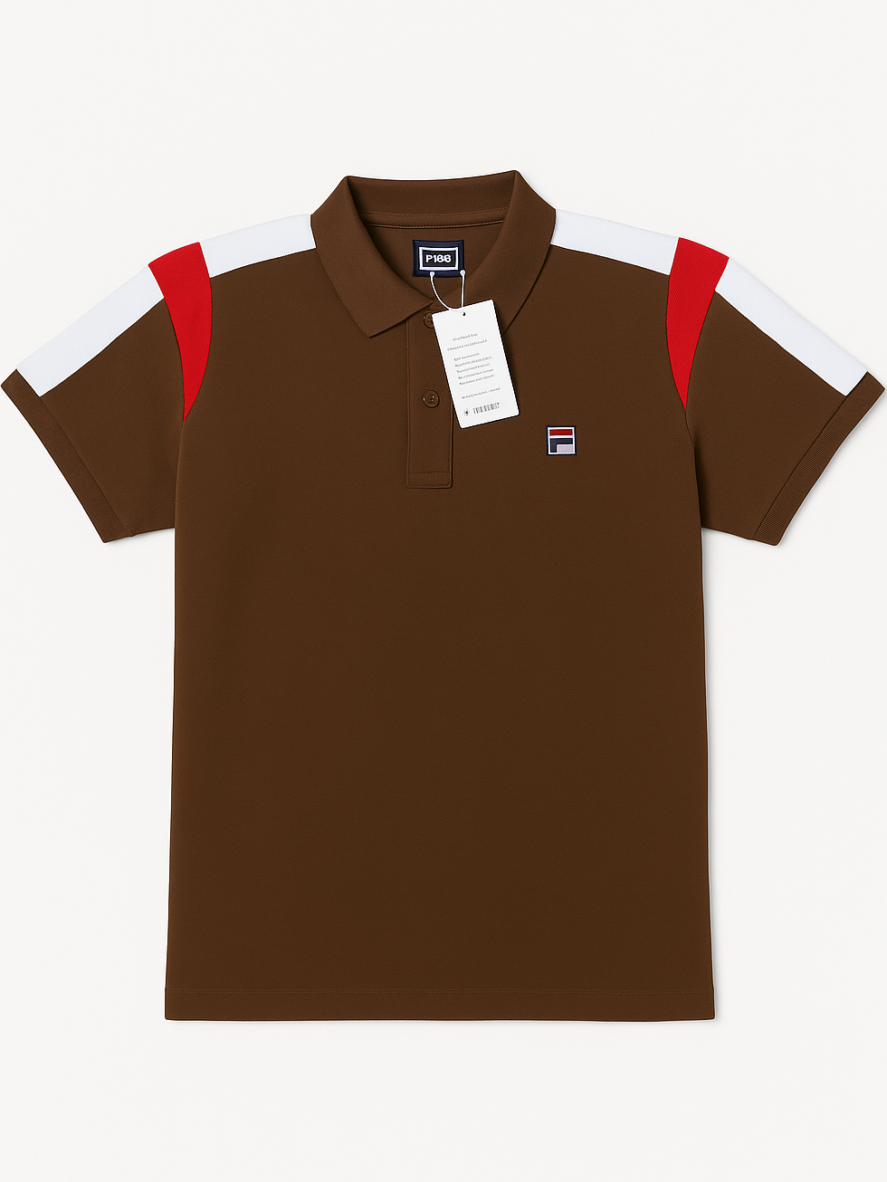 Boy's Polo Shirt with Shoulder Stripes