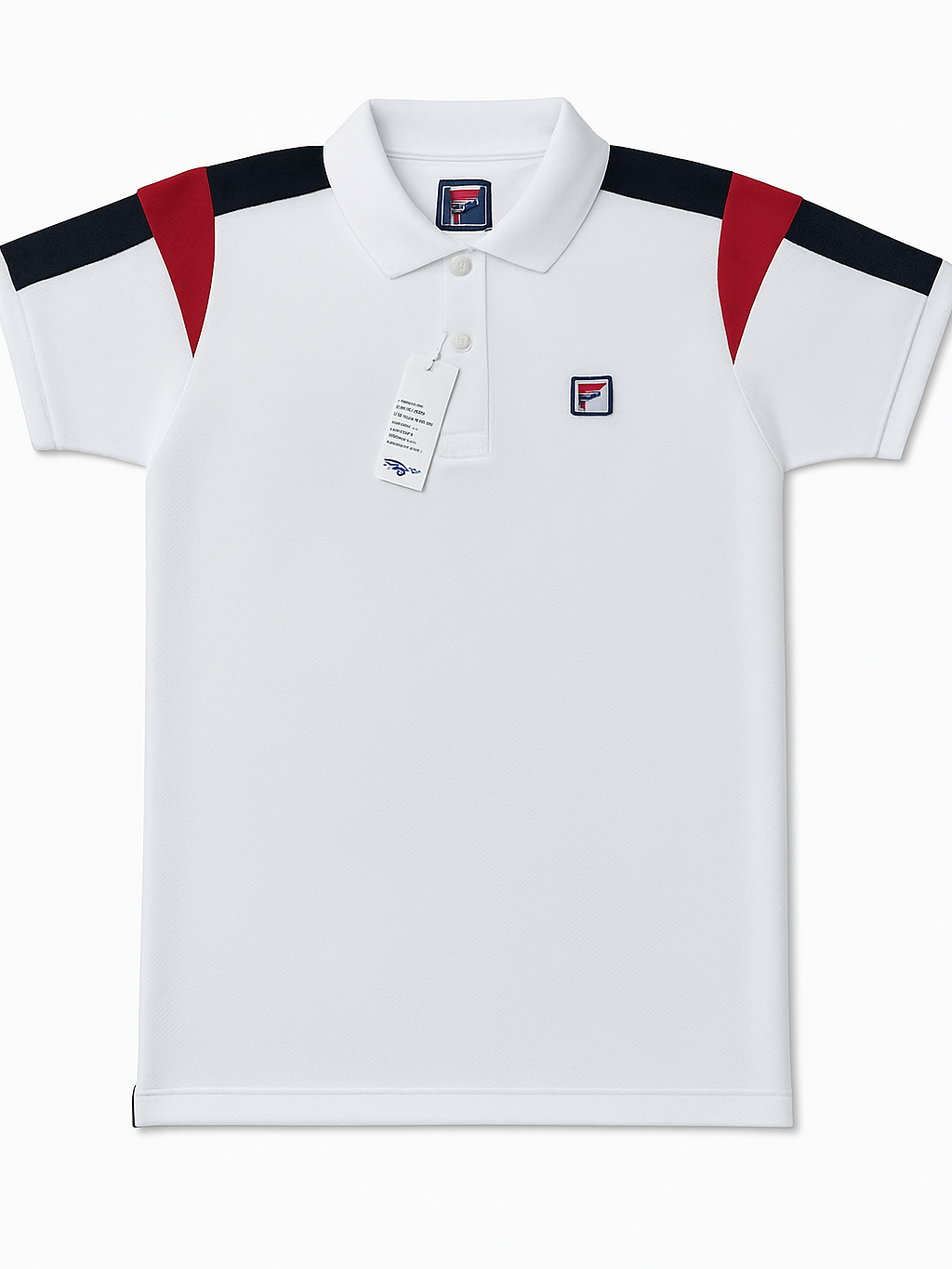 Boy's Polo Shirt with Shoulder Stripes