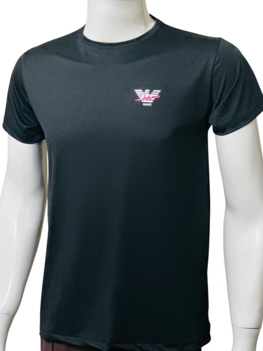 Boy's Black T-Shirt – Eagle Logo | Casual Activewear